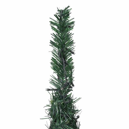 Kunstigt juletræ med pop-op-funktion og LED-lys 180 cm grøn