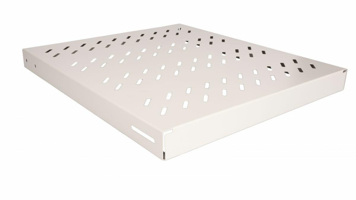 EQUIP variabel 19" hylde, 1U - 500 mm, lysegrå billede