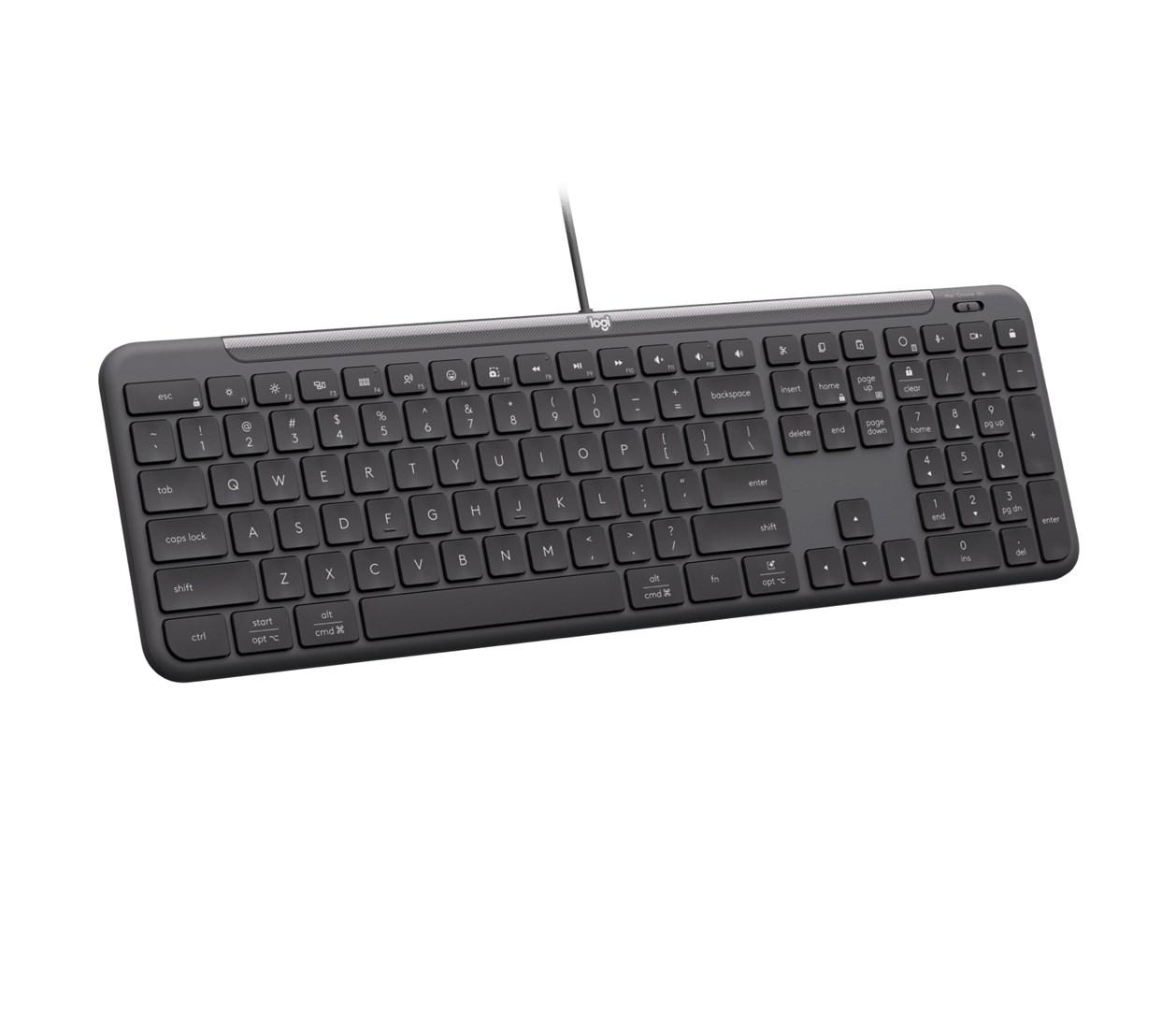 Logitech Signature Slim Wired K620 for Business tastatur – USB, QWERTZ Tysk, Graphite billede