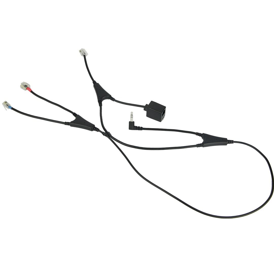 Jabra LINK 14201-36 EHS-adapterkabel til Alcatel – sort billede