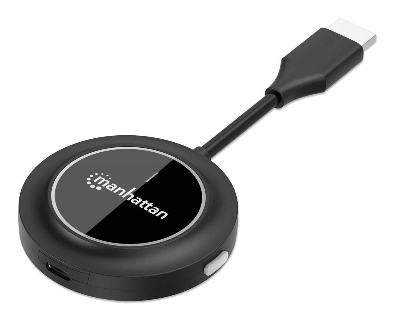 Manhattan trådløs HDMI-displayadapter 1080p med HDMI-transmitter - kræver modtager fra Wireless HDMI Presentation Kit (#208420) - sort billede