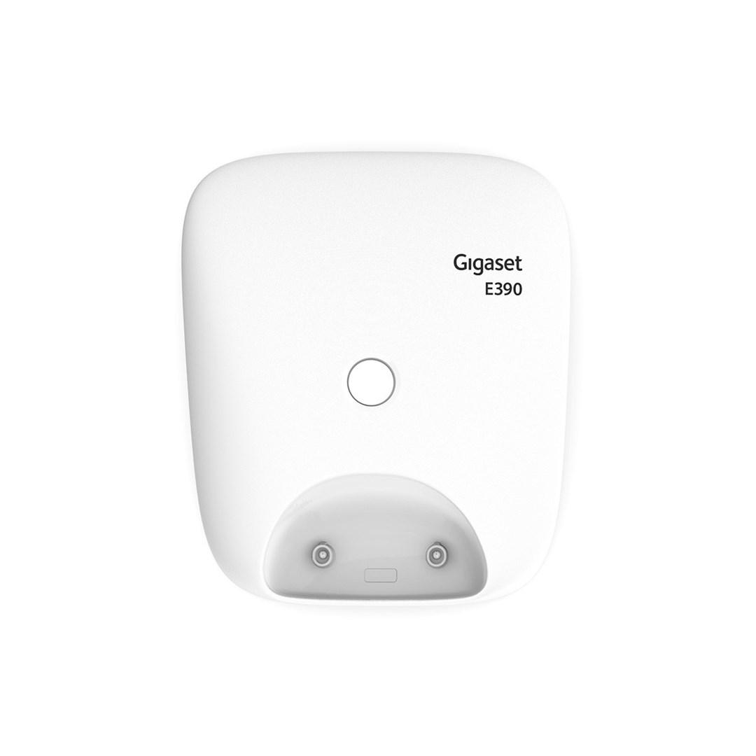 Gigaset E390 trådløs Analog/DECT fastnettelefon – Hvid med opkalds-ID billede