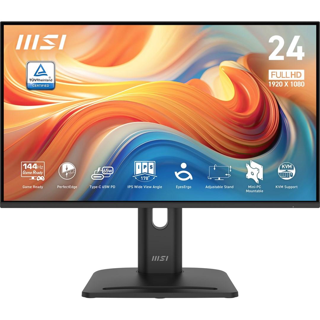 MSI Pro MP245PHG E14 - 23,8" Full HD IPS skærm, 144 Hz, sort billede
