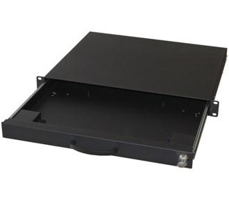 EQUIP 19" tastaturskuffe til rack - 1U, sort billede