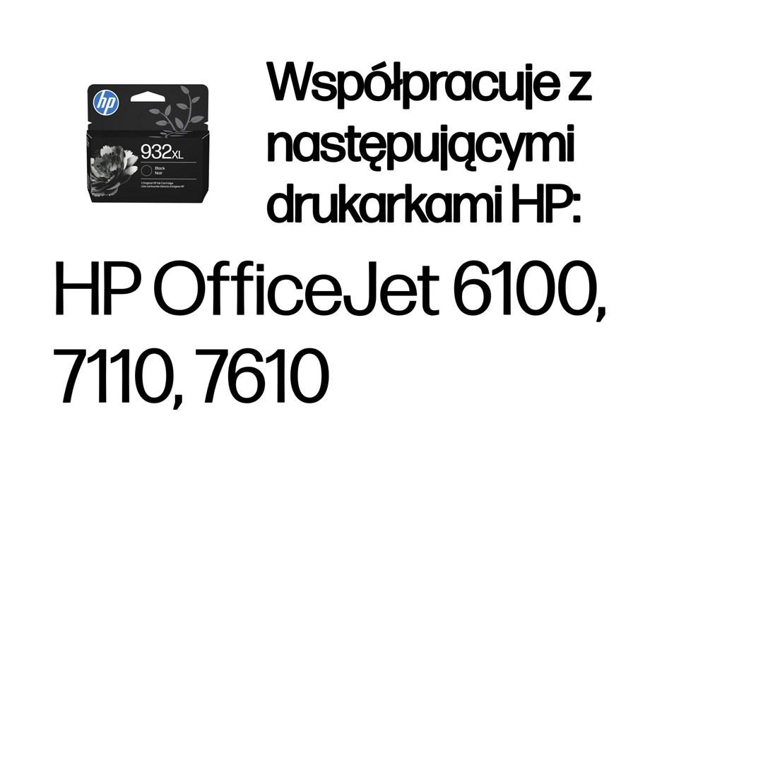 HP 932XL høj kapacitet blækpatron - sort (original)