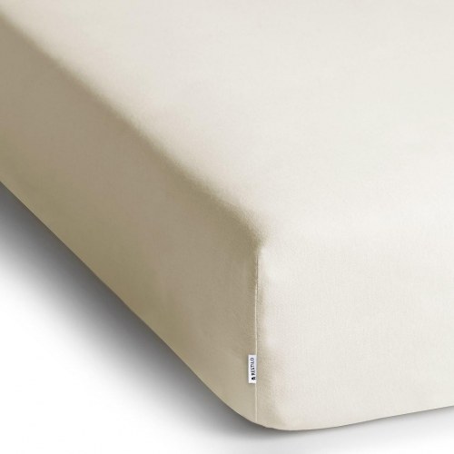 DecoKing Amber faconlagen jersey 160-180×200 cm - creme