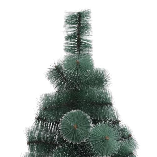 Kunstigt juletræ med fod 150 cm PET grøn