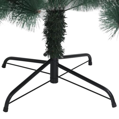 Kunstigt juletræ med fod 150 cm PET grøn