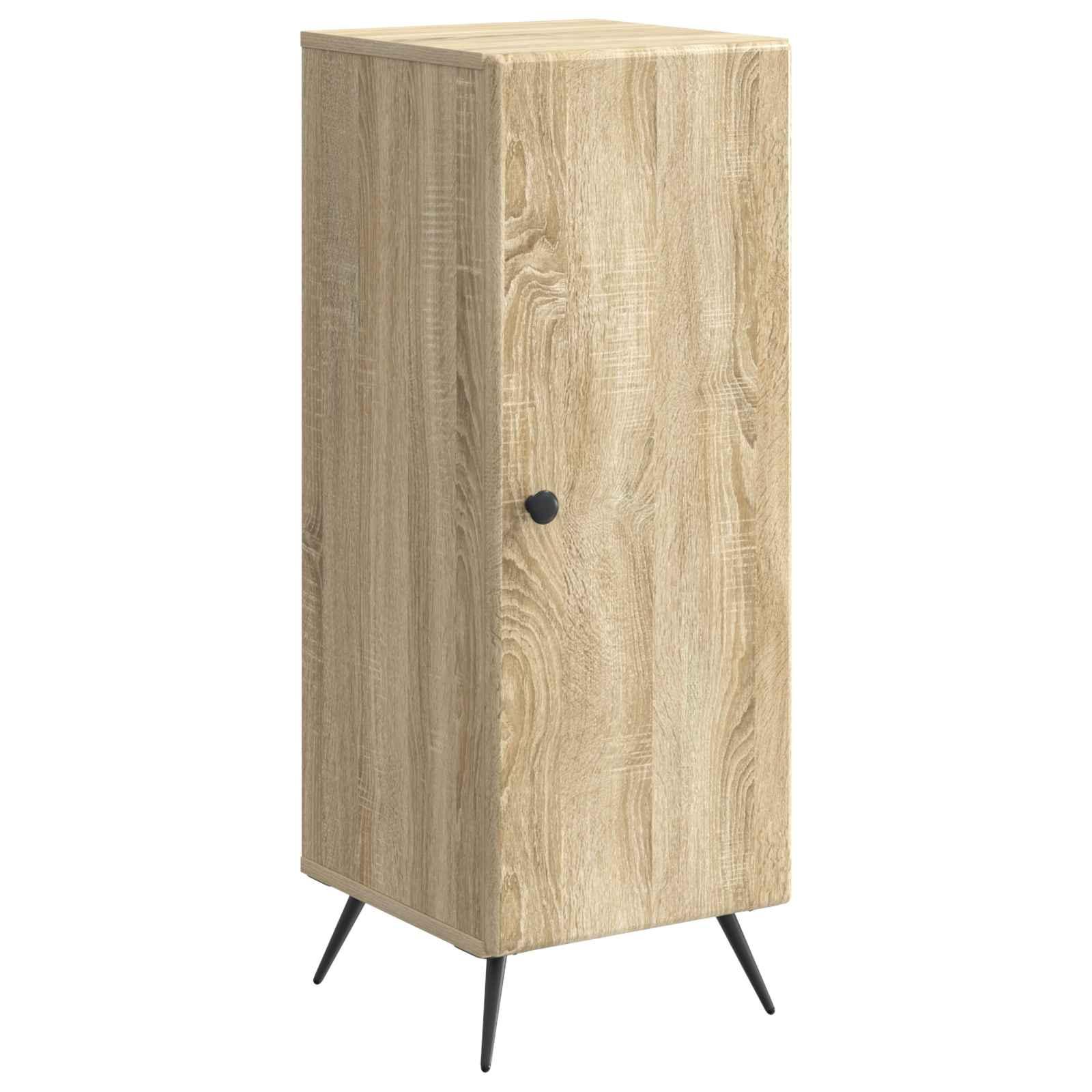 Sidebord Sonoma-eg 33 x 34,5 x 90 cm Konstrueret træ billede