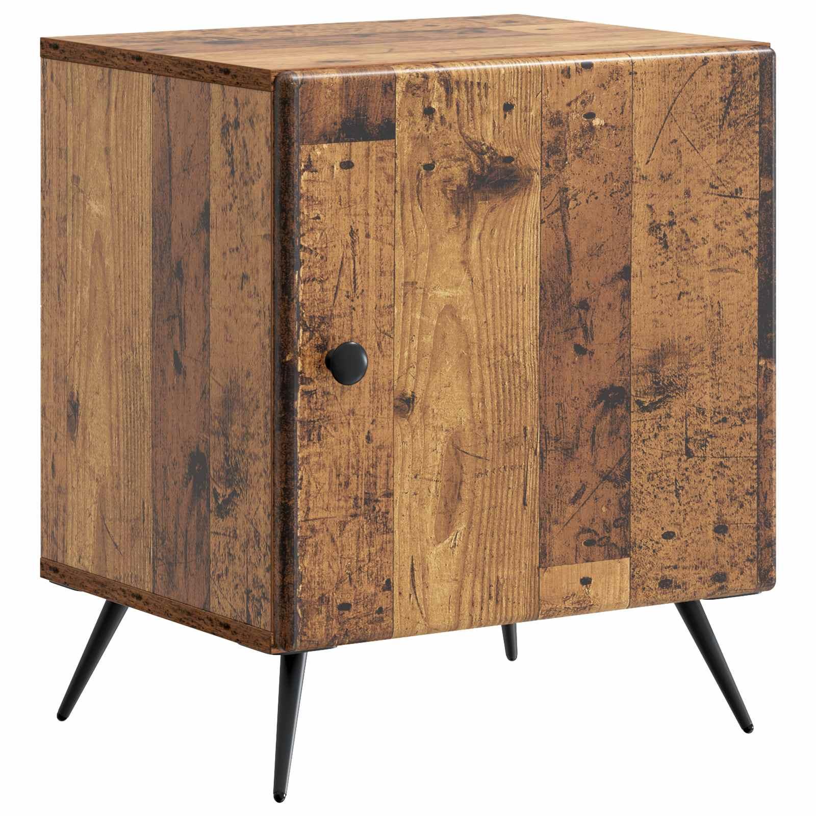 Natskab Gammelt træ 43 x 34,5 x 50 cm Konstrueret træ billede