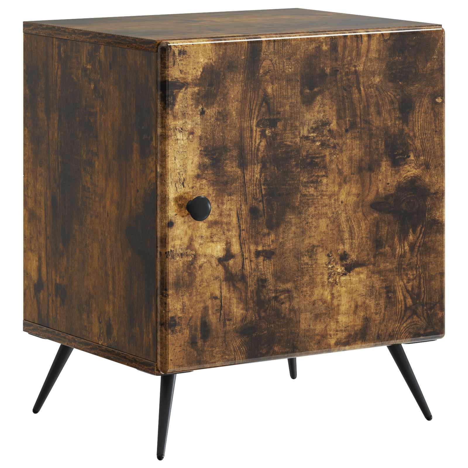 Natskab Røget eg 43 x 34,5 x 50 cm Konstrueret træ billede
