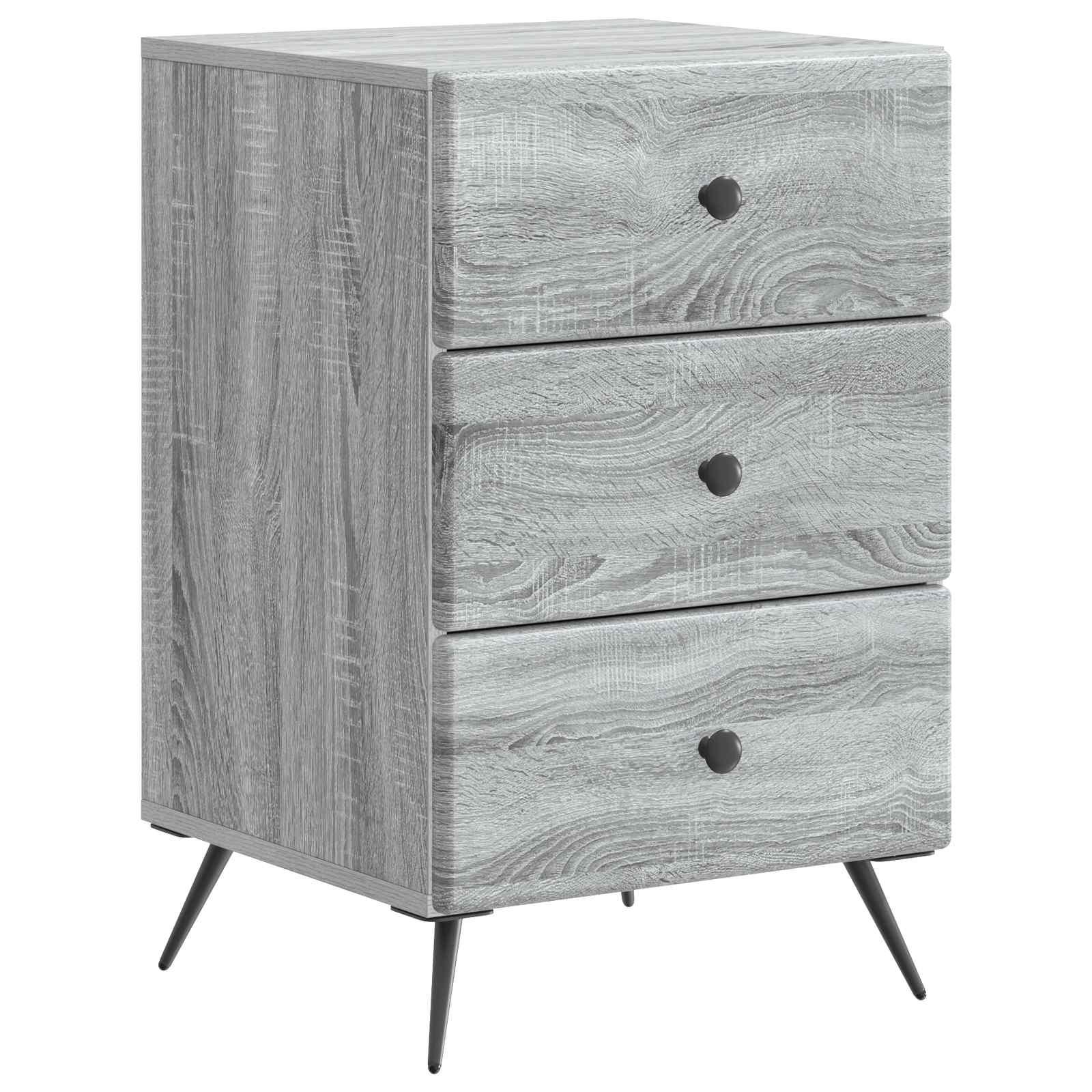 Natskab Grå sonoma-eg 43 x 41 x 66,5 cm Konstrueret træ billede