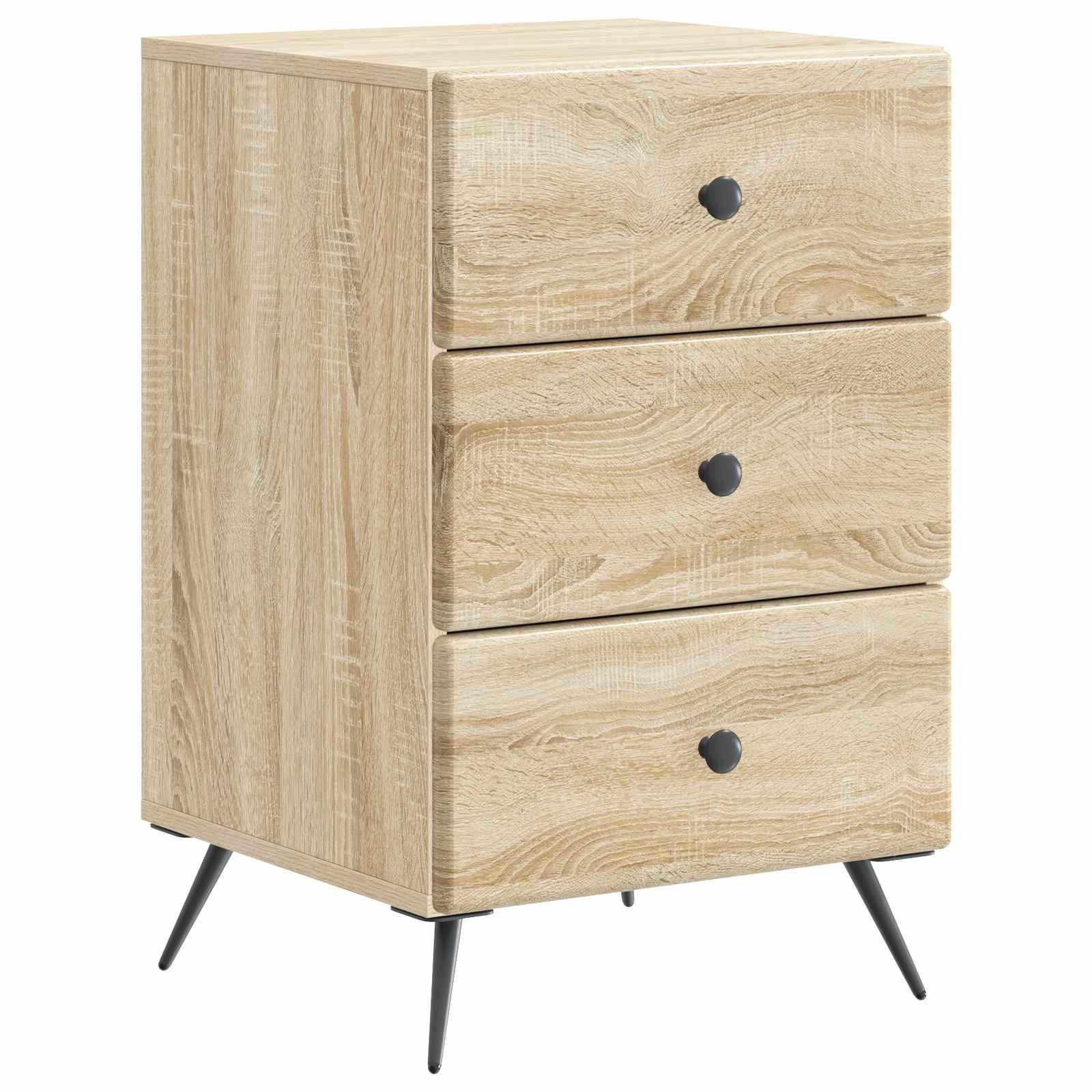 Natskab med skuffe Sonoma-eg 43 x 41 x 66,5 cm Konstrueret træ billede