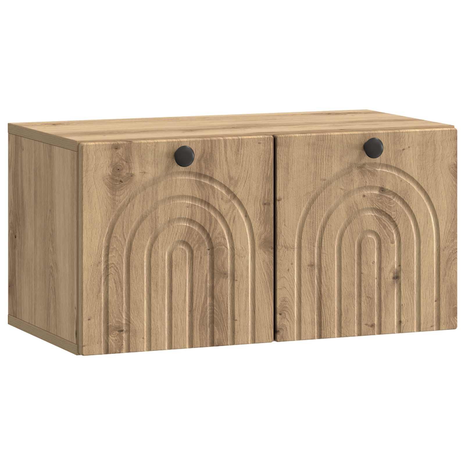 Væghængt TV-skab Artisan-eg 59,5 x 31 x 30 cm Konstrueret træ billede