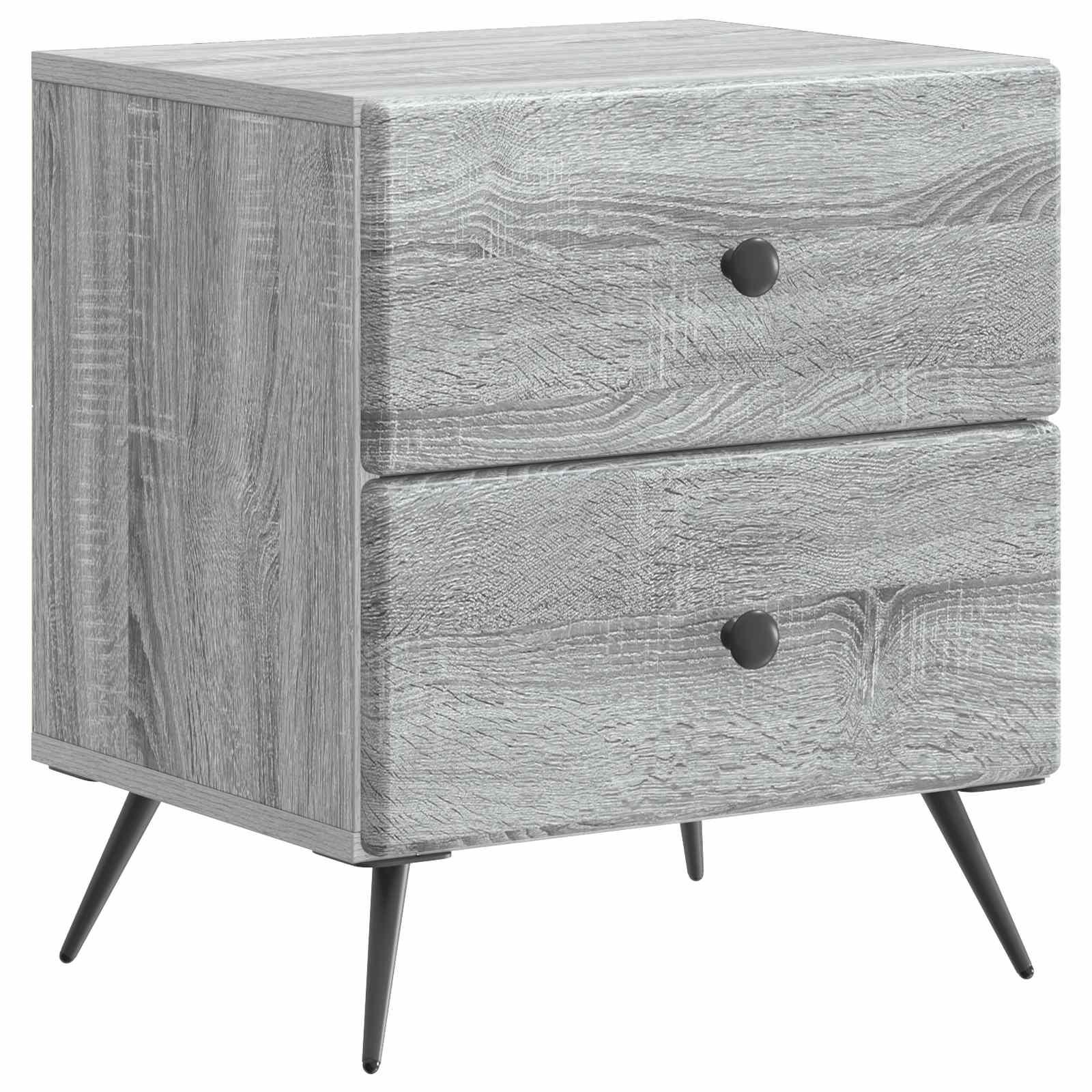 Natskab Grå sonoma-eg 43 x 34,5 x 47,5 cm Konstrueret træ billede