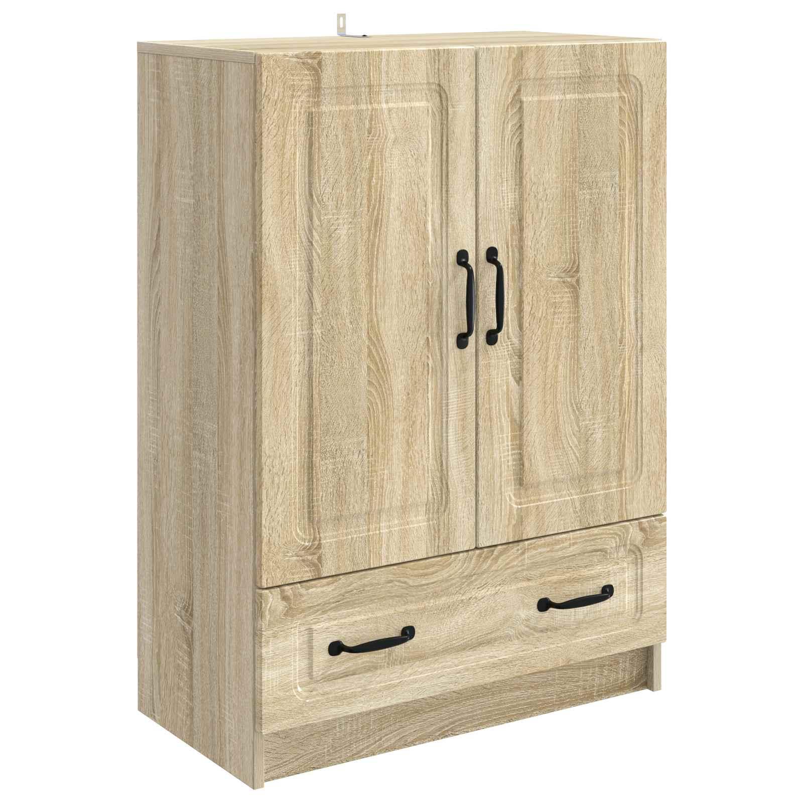 Sidebord Sonoma-eg 66 x 34,5 x 92 cm Konstrueret træ billede