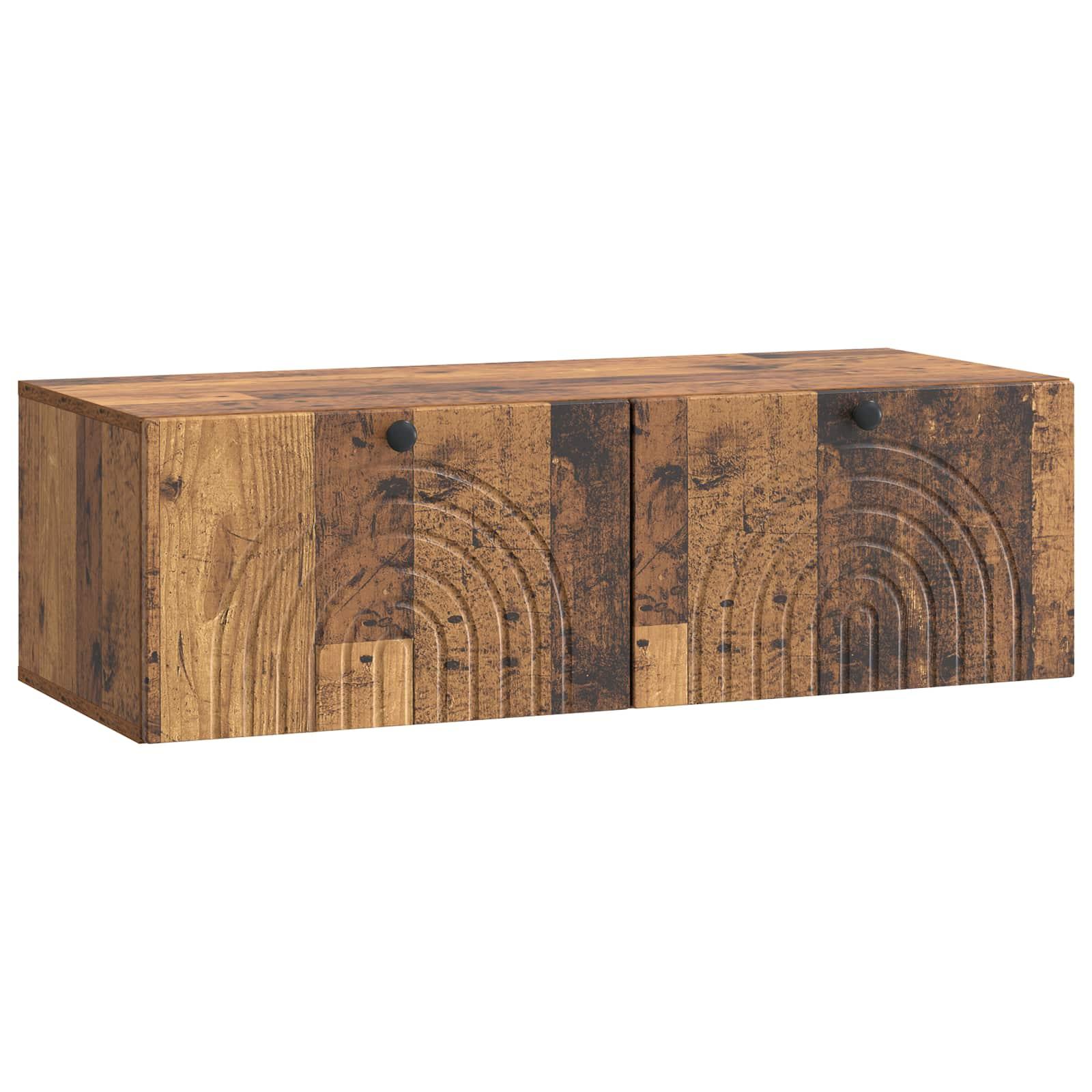 Væghængt TV-skab Gammelt træ 99 x 41 x 30 cm Konstrueret træ billede