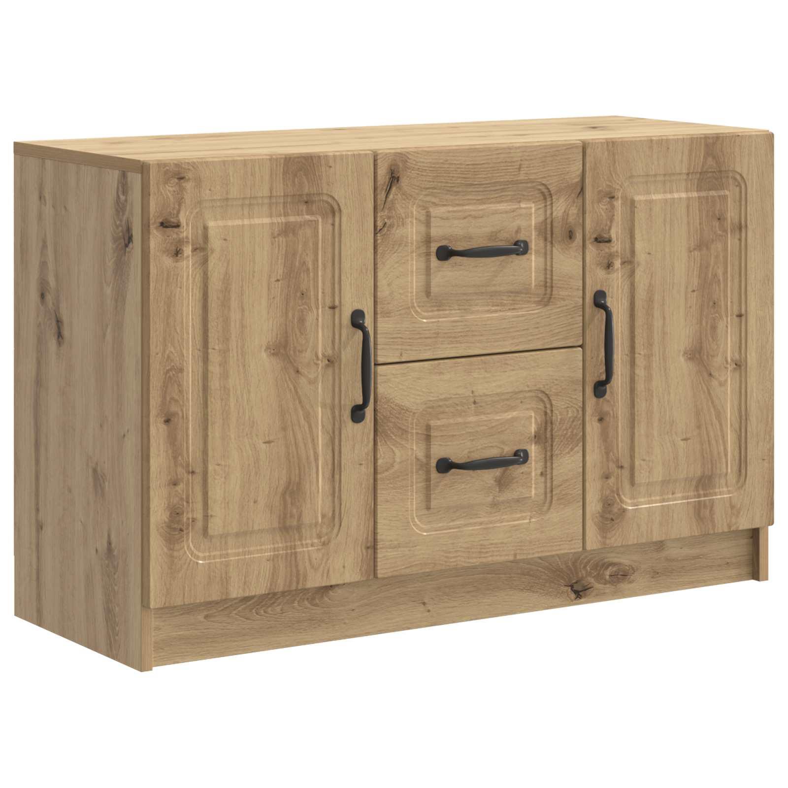 Sidebord Artisan-eg 89 x 34,5 x 57 cm Konstrueret træ billede