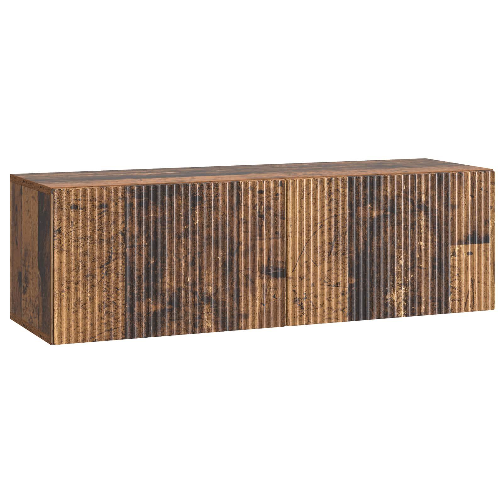 Væghængt TV-skab Gammelt træ 98 x 31 x 30 cm Konstrueret træ billede