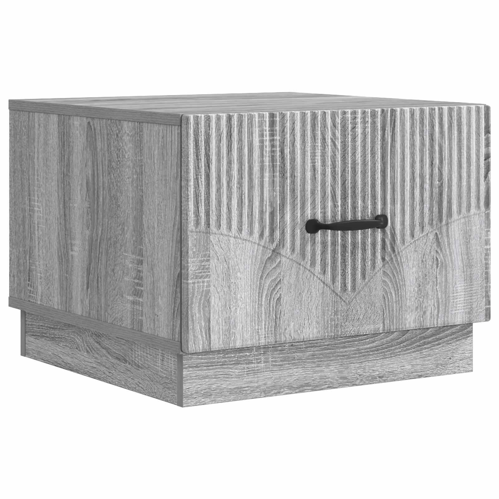 Sofabord Grå sonoma-eg 49 x 50 x 37 cm Konstrueret træ billede