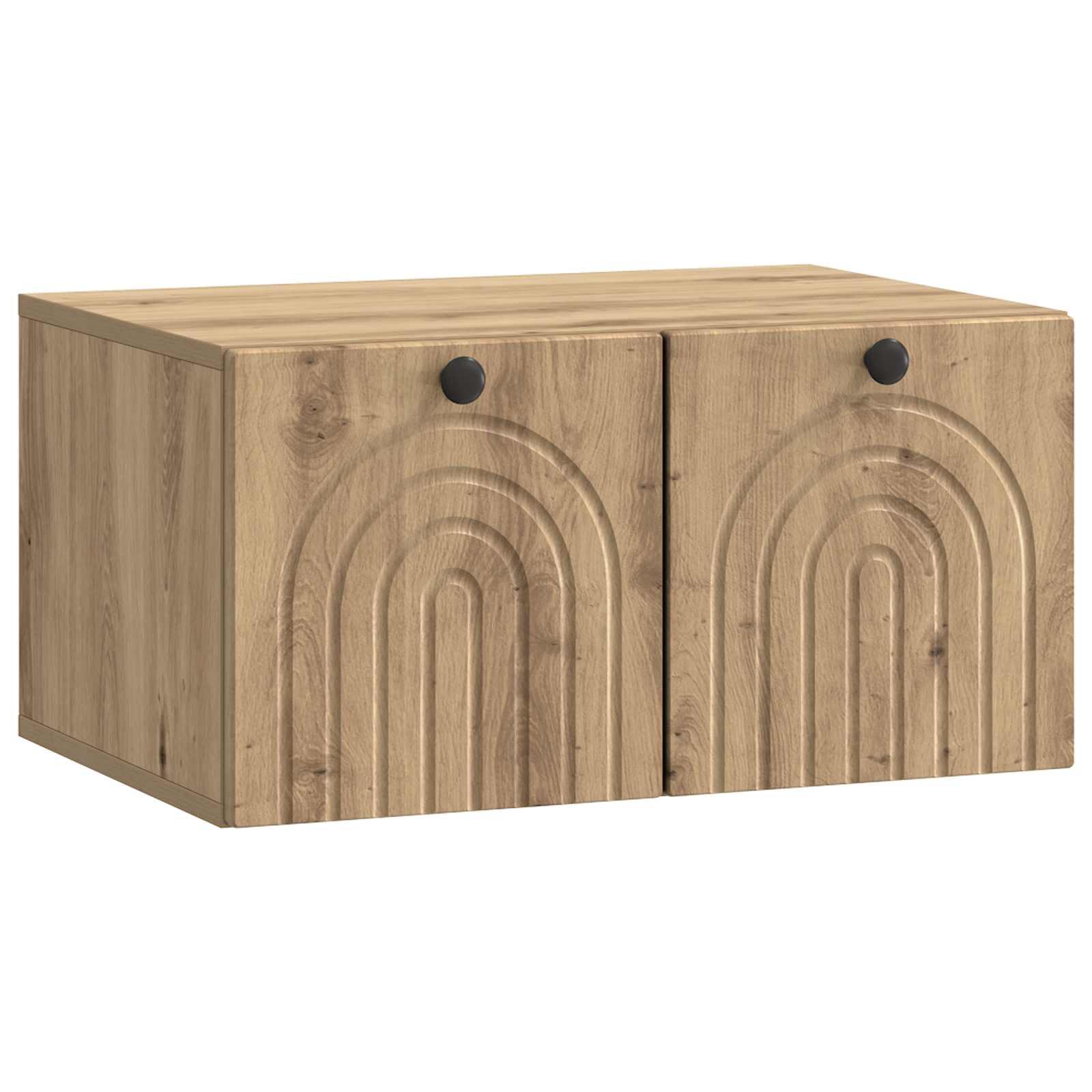 Væghængt TV-skab Artisan-eg 59,5 x 41 x 30 cm Konstrueret træ billede