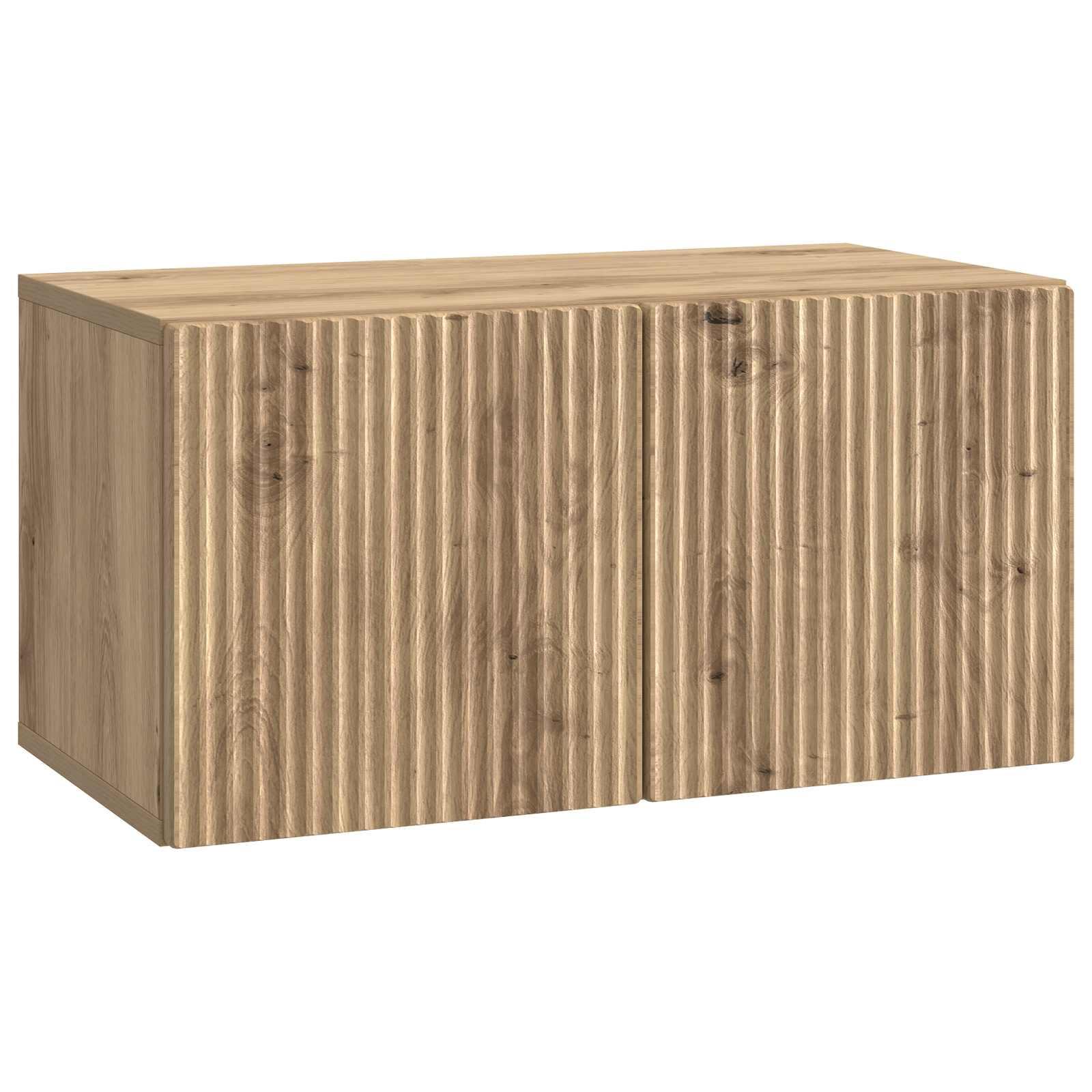Væghængt TV-skab Artisan-eg 59,5 x 31 x 30 cm Konstrueret træ billede