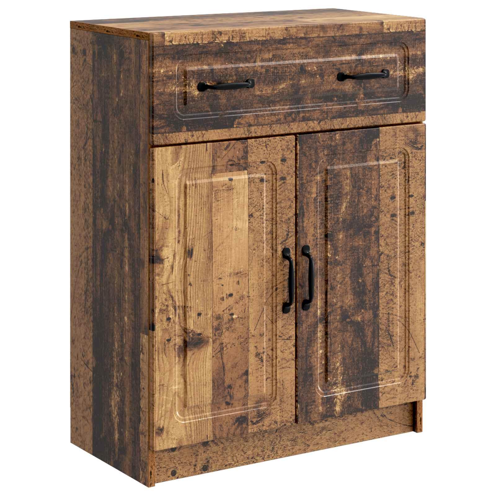 Sidebord Gammelt træ 66 x 34,5 x 87 cm Konstrueret træ billede