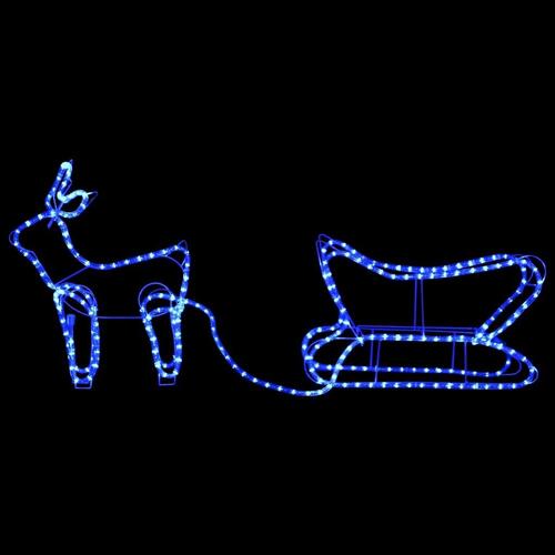 Rensdyr og kane udendørs juledekoration 252 LED'er