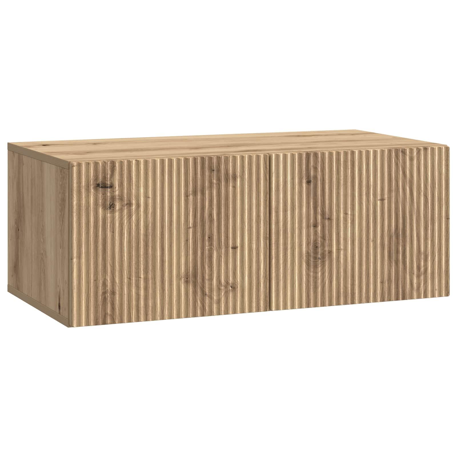 Væghængt TV-skab Artisan-eg 78,5 x 41 x 30 cm Konstrueret træ billede