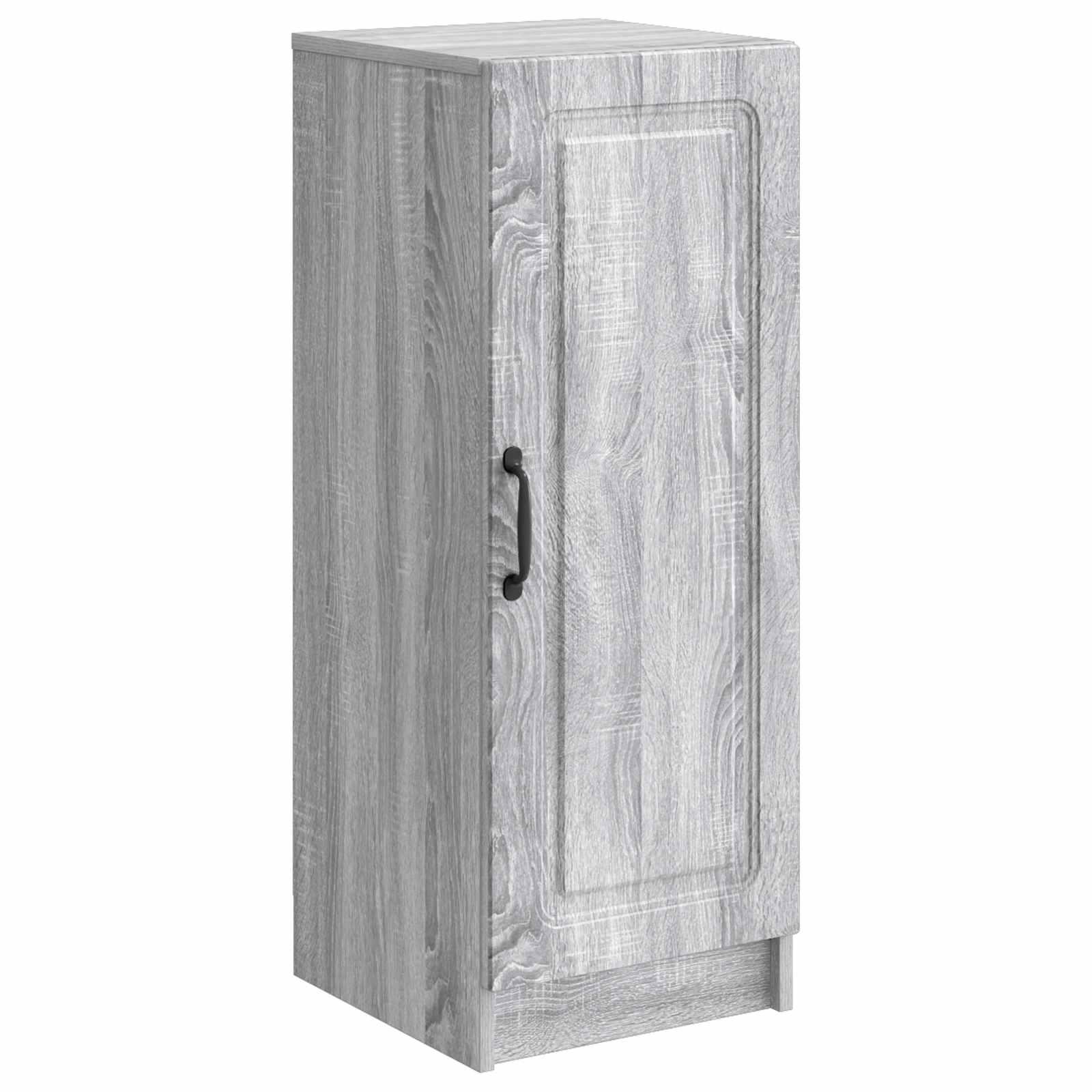 Sidebord Grå sonoma-eg 33 x 34,5 x 87 cm Konstrueret træ billede