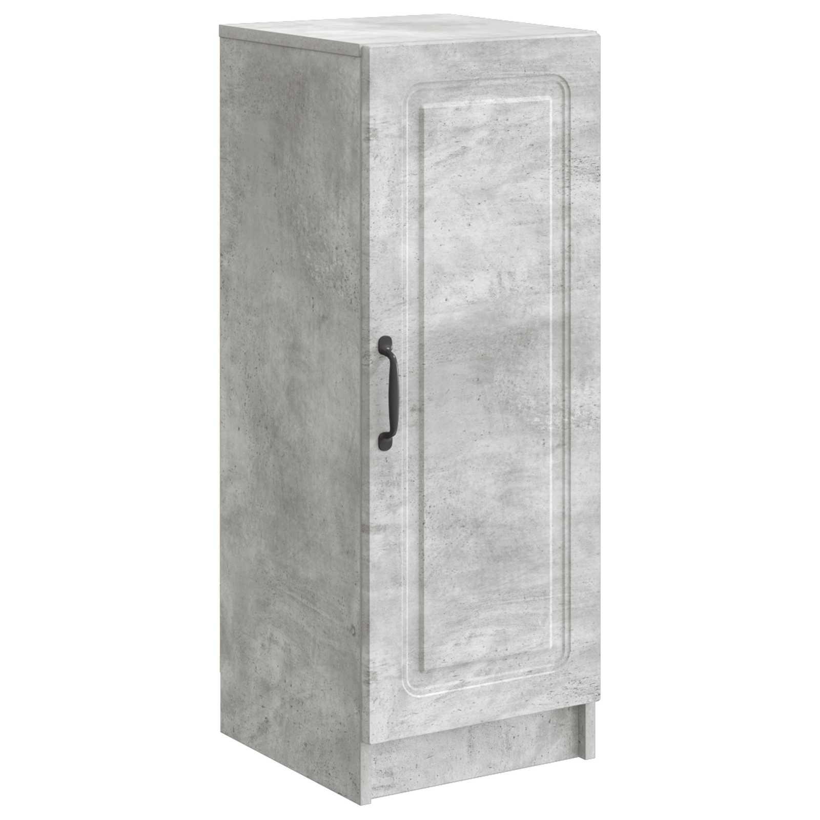 Sidebord Betongrå 33 x 34,5 x 87 cm Konstrueret træ billede