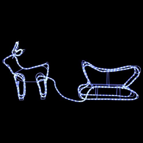 Rensdyr og kane udendørs juledekoration 252 LED'er