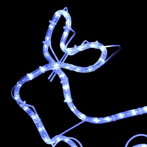 Rensdyr og kane udendørs juledekoration 252 LED'er