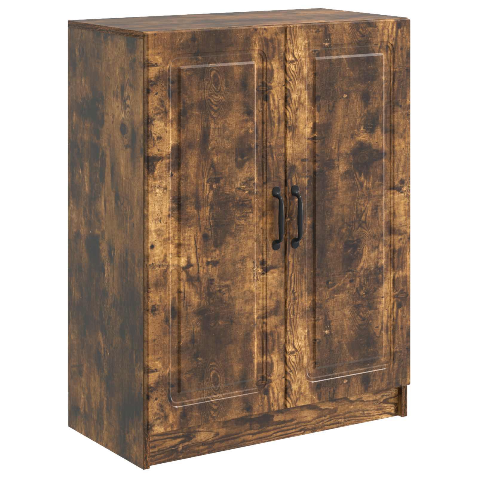 Sidebord Røget eg 66 x 34,5 x 87 cm Konstrueret træ billede