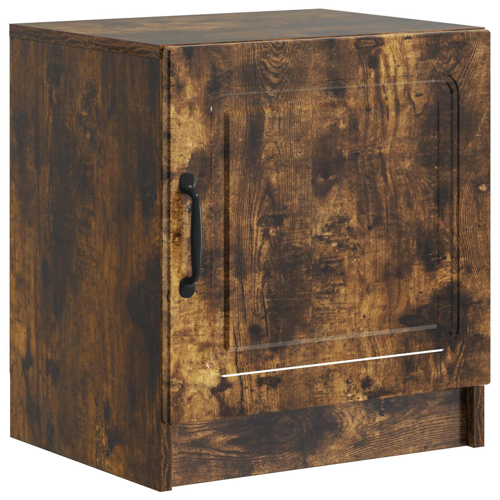 Natskab Røget eg 43 x 34,5 x 47 cm Konstrueret træ billede