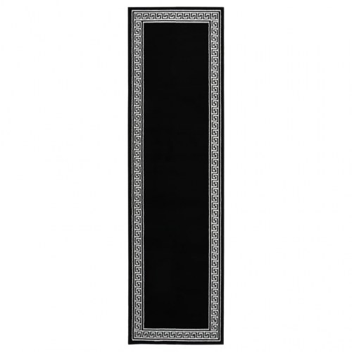 Tæppeløber 60x300 cm med motiv BCF sort