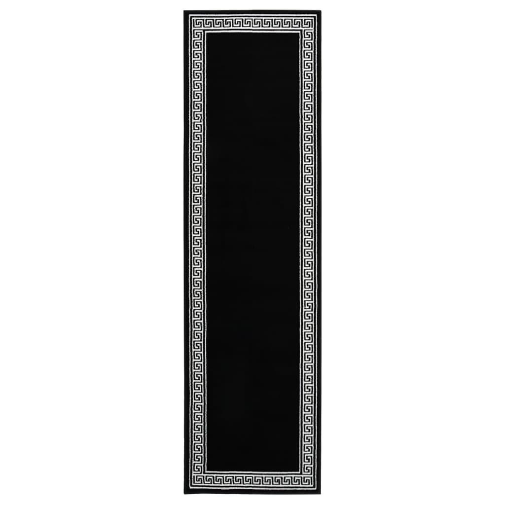 Tæppeløber 60x300 cm med motiv BCF sort
