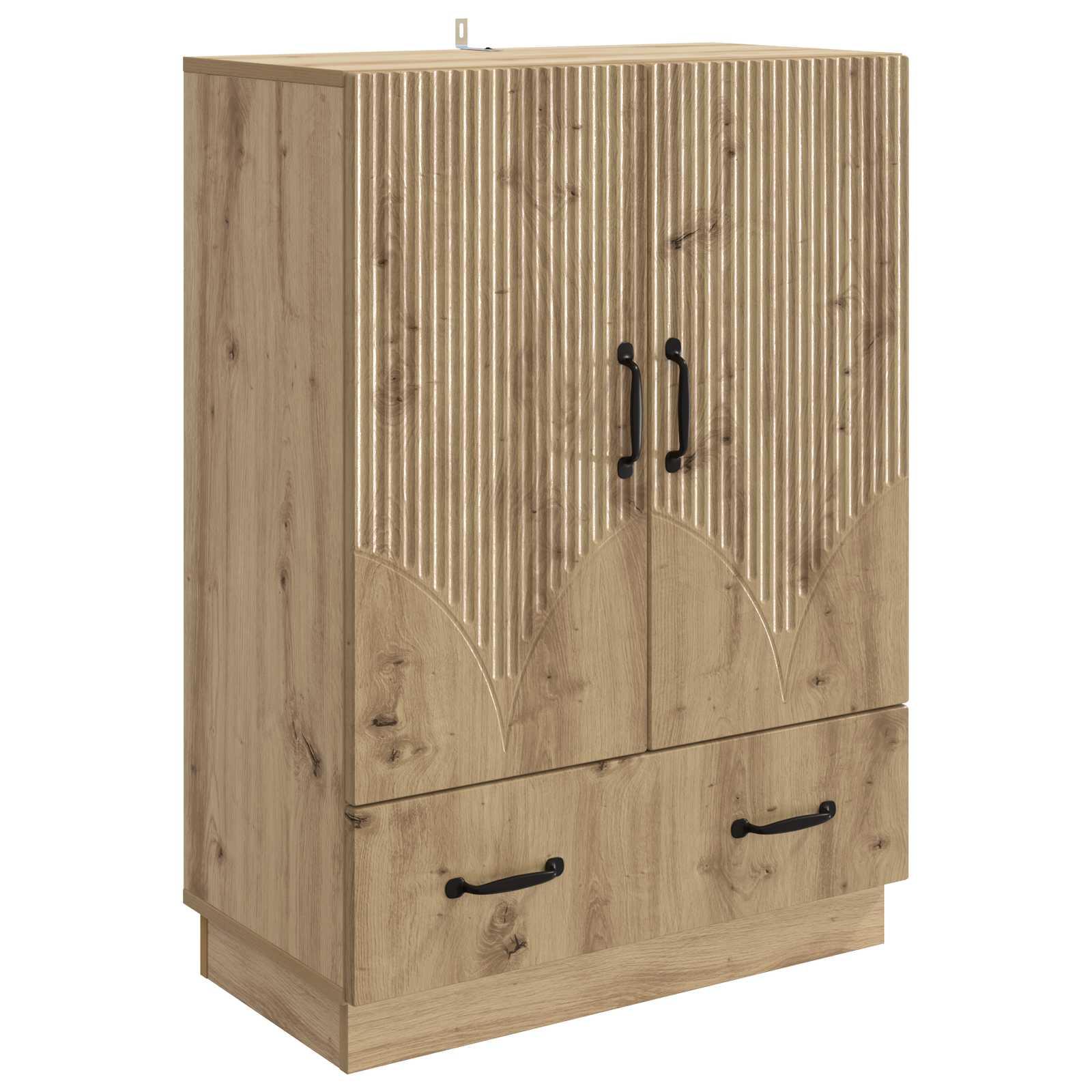 Sidebord Artisan-eg 66 x 34,5 x 92 cm Konstrueret træ billede