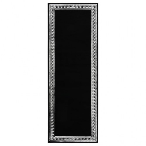 Tæppeløber 80x150 cm med motiv BCF sort