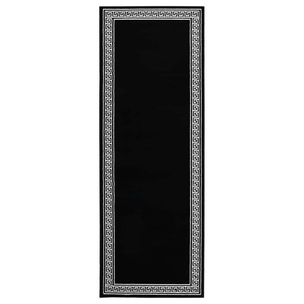 Tæppeløber 80x150 cm med motiv BCF sort
