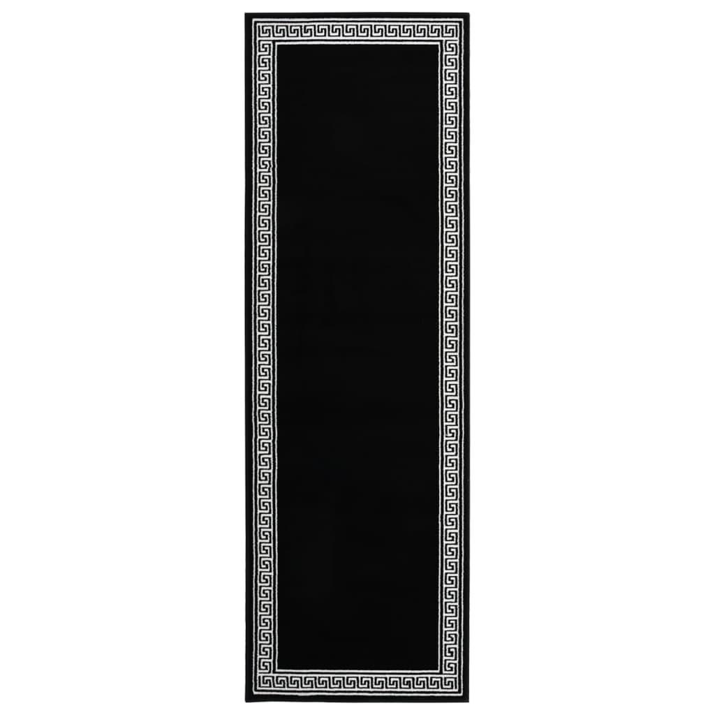 Tæppeløber 80x250 cm med motiv BCF sort