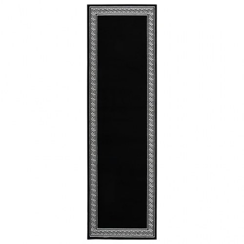 Tæppeløber 80x350 cm med motiv BCF sort