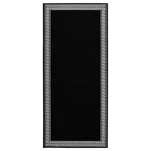 Tæppeløber 100x150 cm med motiv BCF sort