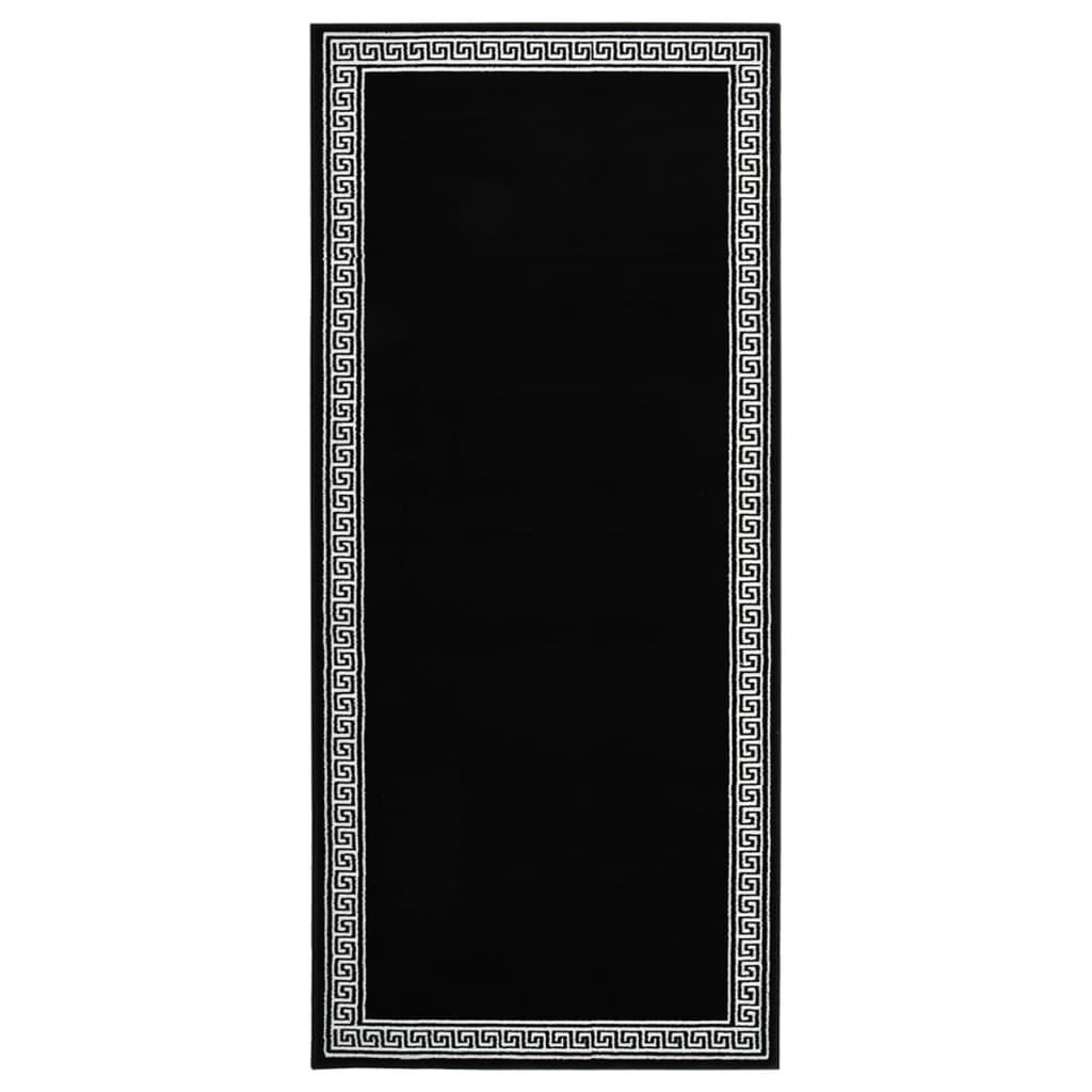 Tæppeløber 100x150 cm med motiv BCF sort
