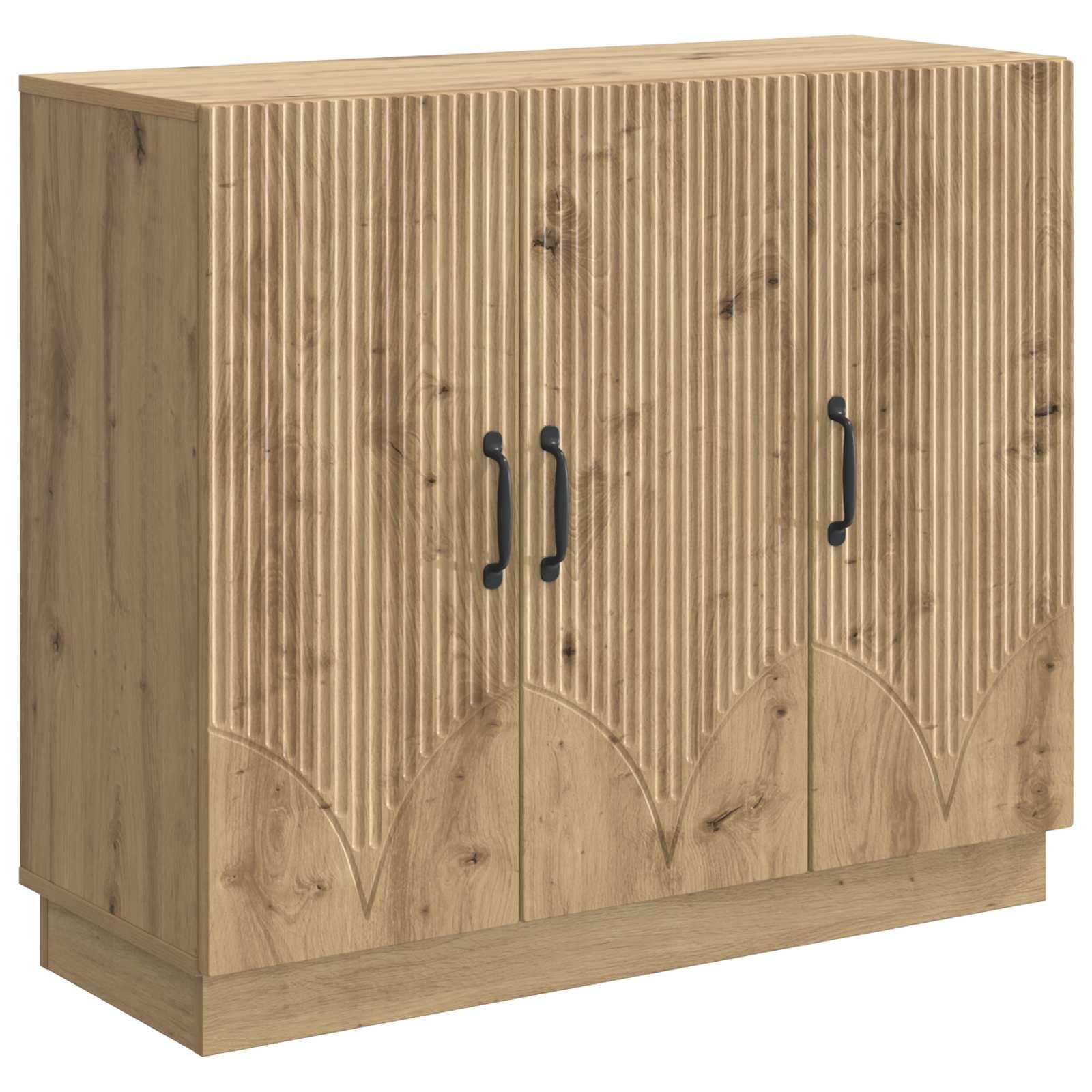 Sidebord Artisan-eg 89 x 34,5 x 77 cm Konstrueret træ billede