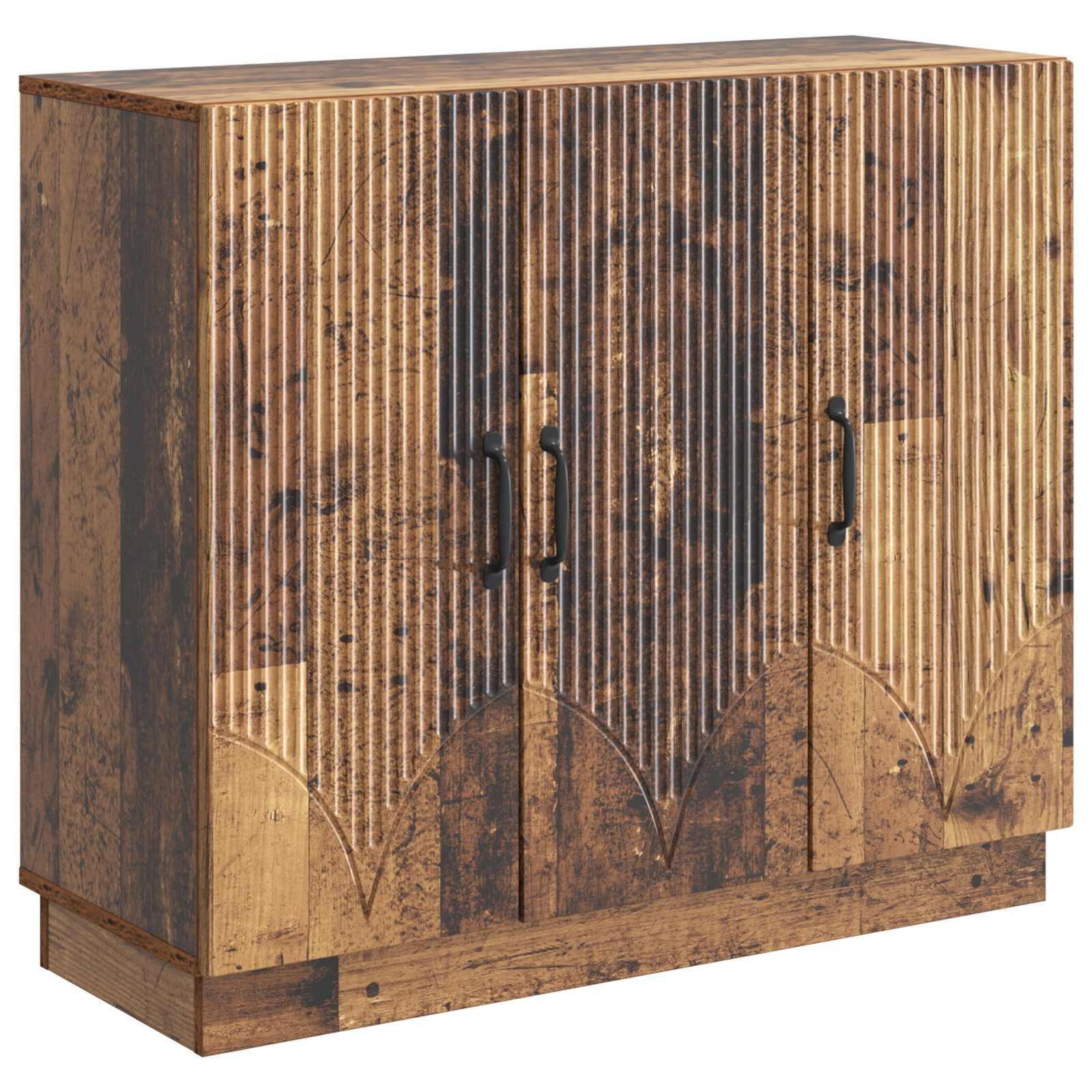 Sidebord Gammelt træ 89 x 34,5 x 77 cm Konstrueret træ billede