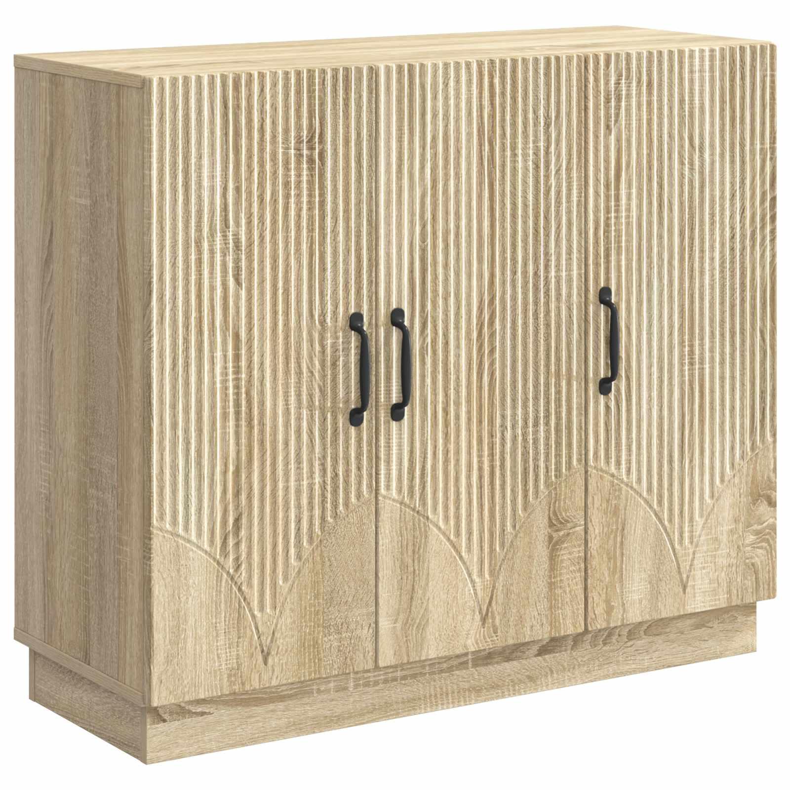 Sidebord Sonoma-eg 89 x 34,5 x 77 cm Konstrueret træ billede