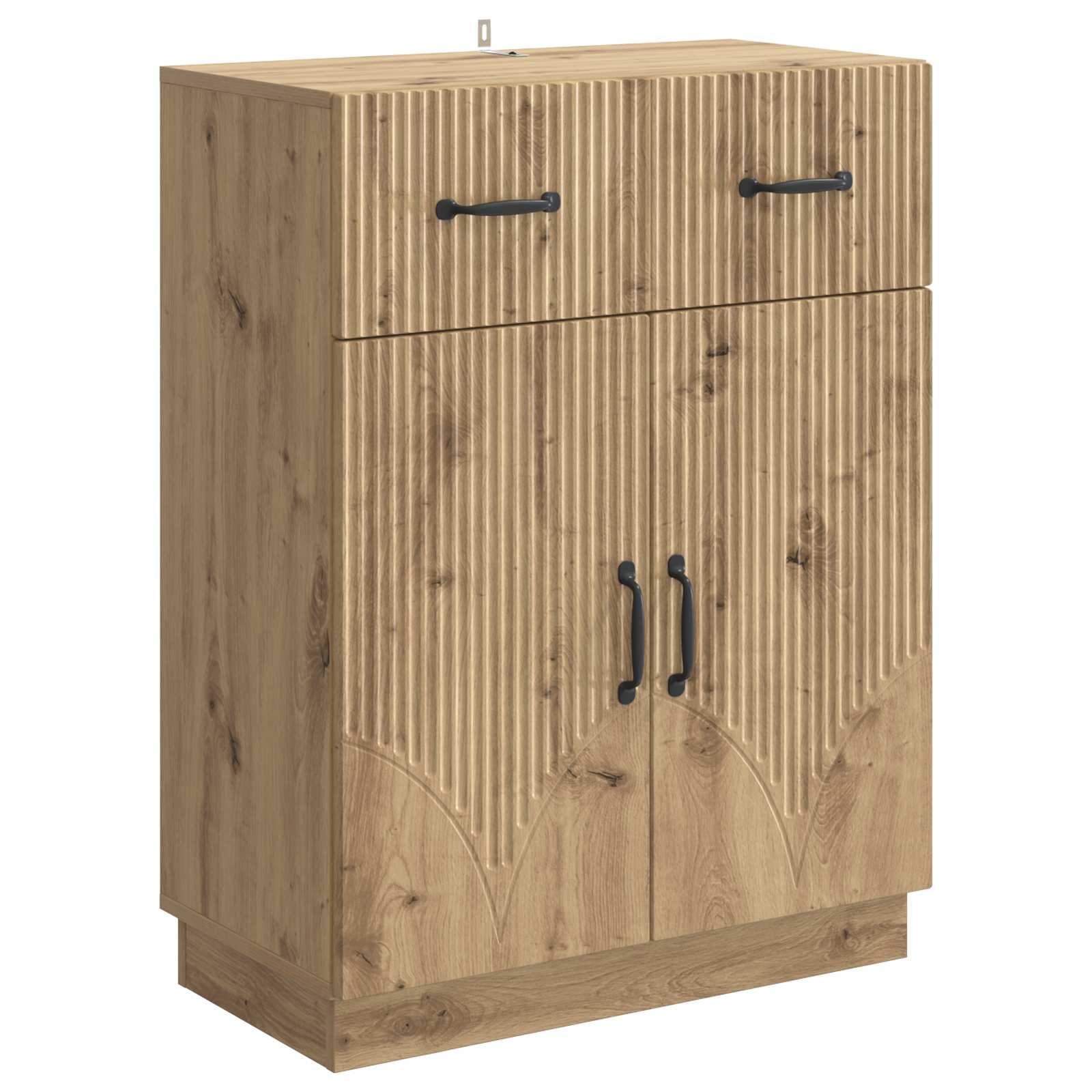 Sidebord Artisan-eg 66 x 34,5 x 87 cm Konstrueret træ billede