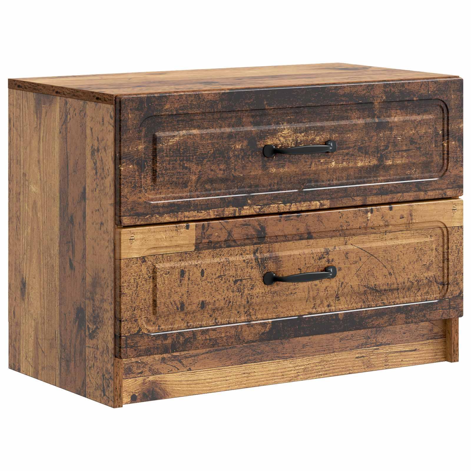 Natskab Gammelt træ 62 x 34,5 x 44,5 cm Konstrueret træ billede