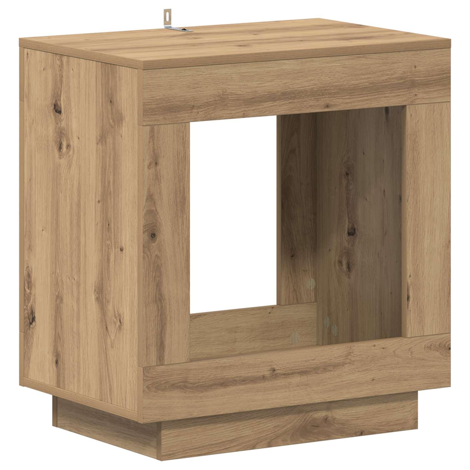 Sidebord Artisan Eg 60 x 40 x 65 cm Konstrueret træ billede
